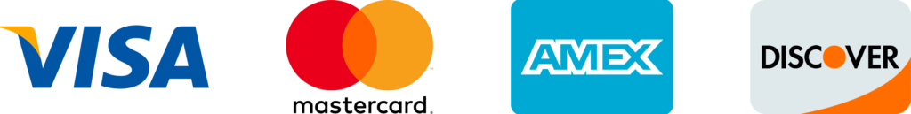 Visa, Mastercard, American Express et Discover